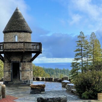 Stone Ranch fish rock watch tower